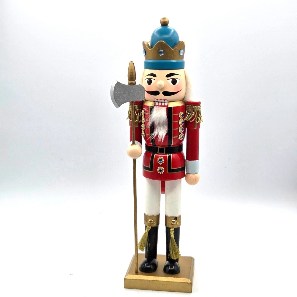 Soldier Nutcracker‎ Seasonal Holiday Christmas 14"  Wooden Figure